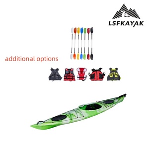 Vendita all'ingrosso della fabbrica della cina miglior singolo Kayak <span class=keywords><strong>di</strong></span> mare all'ingrosso Sit-in Design per una persona uso in mancanza e fiume e mare 4.2M - Product Image 3