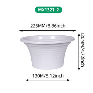 Pots de plantes en plastique pour plantes d'intérieur - Écologiques Capacité de 3 à 6 L Design moderne et traditionnel Maceteros Grandes Extérieur - Product Image 2