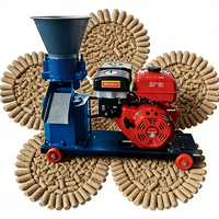Machine à granulés électriques YYHB, moteur 4,5 kW, économique en main-d'œuvre, moulin à aliments portable pour ferme, garantie 1 an, facile à déplacer