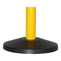 Ligne de file d'attente de barrière de ceinture standard jaune