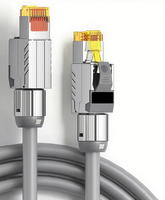 Kabel Ethernet Cat 8 kualitas tinggi 40gbps 2000mhz Internet Cat8 kabel Patch jaringan Lan Cat8 kabel Ftp kabel Lan Sftp UTP Sstp