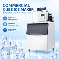 Machine à glaçons haute capacité 500 kg/24 h pour la restauration, les cuisines centralisées et les services alimentaires