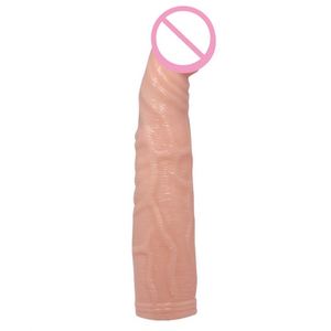 Baile großer penis Ärmel verlängerter penis klarer vibrator für männer - Product Image 3