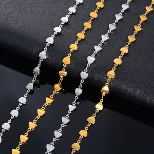 Collier en acier inoxydable avec pendentif cœur d'amour de 6 mm de large, étanche, pour femme, bijoux, cadeau, accessoires de fête, pour filles - Product Image 3