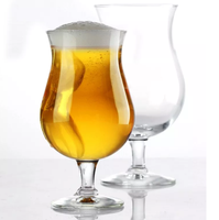 Kacamata Bir Tulip Bentuk Tangan, 16 Oz 450 Ml Kacamata Bir Batang Pendek