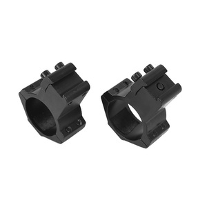30mm High-Profile Mount Rings Matte Black Corrosion Resistant Clamp 11mm Universal Base Lightweight 118g Aluminum Alloy - Product Image 5