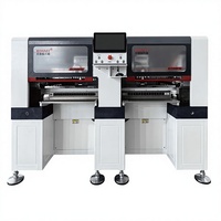 Machine de Placement de Composants LED Ultra Haute Vitesse RD-20MFS à 20 Têtes et Double Module, 85 000 CPH, Équipement pour Ligne d'Assemblage de PCB DOB