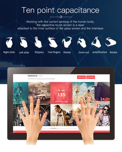 Độ nét cao 10.1 inch Android <span class=keywords><strong>Tablet</strong></span> PC 10 điểm cảm ứng điện dung IPS màn hình Wall Mount Bracket PoE NFC RFID rk3566 phía trước - Product Image 5