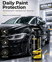 Spray de revêtement céramique nano pour voiture, protecteur de peinture hydrophobe, cire liquide, brillance élevée, hydrofuge, revêtement céramique pour voiture