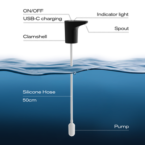 Dispenser d'Acqua Elettrico Silenzioso ad Alta Potenza con Logo Personalizzato per Campeggio, Casa, Ufficio e Camera da Letto - Product Image 3