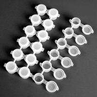 Bview Art 3ml * 6 Mini Art Réutilisable Vide Pots de Peinture Bandes de Peinture pour Peinture Acrylique