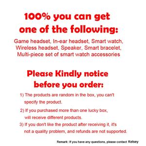 Boîte à mystère Lucky Box Electronic 3C Smart Watch Écouteurs Casque d'écoute Aveugle 100% Véritables coffrets cadeaux Alliage Electronica Rubber TFT <span class=keywords><strong>Bar</strong></span> - Product Image 2