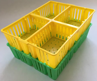 Vente Directe d'Usine Cage de Transport pour Poussins Pondeuses d'un Jour, Caisse de Manutention pour Bébés Poussins en Plastique