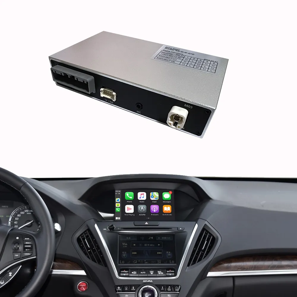 वायरलेस रेडियो के लिए CarPlay Acura MDX आरडीएक्स TLX ILX RLX 2014-2018 के साथ एंड्रॉयड ऑटो दर्पण लिंक एयरप्ले कार खेलने यूट्यूब समारोह