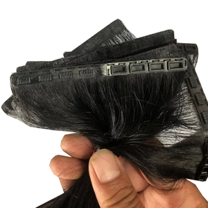 ต่อผม Zip Lox ผมแท้ Remy Virgin สีดำธรรมชาติ แบบ Double Drawn ใช้ซ้ำได้ ต่อผมแบบ Zip In ติดตั้งง่าย - Product Image 2