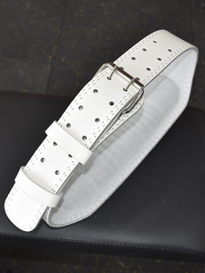 Coexistence Custom Breathable Foldable Waterproof Portable PU Leather <b>Belt</b> for Unisex Running-Heavy Duty Gym Fitness Workout - Product Image 6
