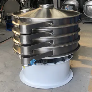 High Efficiency Sieving Machine High Efficiency Rotary Sieving Machine Vibrating Screen For Food Grain Processing