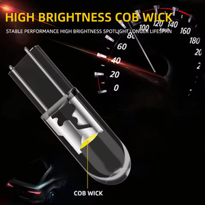 <span class=keywords><strong>T5</strong></span> W3W W1.<span class=keywords><strong>2W</strong></span> COB voiture LED tableau de bord voyant nouvel état moto compteur de vitesse jauge d'huile indicateur de réchauffement lampe - Product Image 5