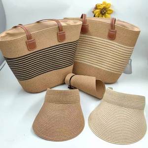 หมวกกันแดดปีกกว้างพับได้ UPF50+ รุ่นหรูหรา  รักษ์โลก  วัสดุราฟเฟีย  ขายดี - Product Image 2