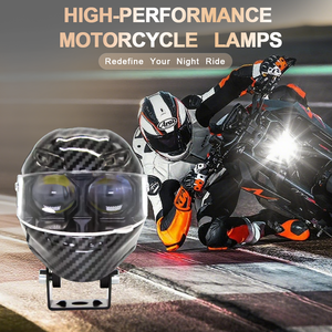 Faro Delantero LED Auxiliar JHS <span class=keywords><strong>Mini</strong></span> <span class=keywords><strong>para</strong></span> Motocicleta, 2 Lentes, Luz Antiniebla <span class=keywords><strong>para</strong></span> Casco, Luz LED de Exploración <span class=keywords><strong>para</strong></span> <span class=keywords><strong>Moto</strong></span> - Product Image 3