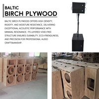 Sistema de Altavoces de Línea de Columna Doble de 5 Pulgadas con Neodimio DBK y Subwoofer Activo de 15 Pulgadas para Escenarios, Eventos y Clubs