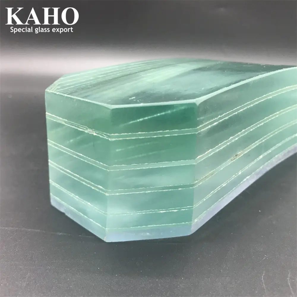 KAHO Bullet-proof Glass , 32mm 28mm Laminated Bulletproof Glass For Bank Counter