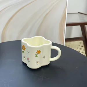 แก้วกาแฟเซรามิคแบบใช้แล้วทิ้งลายการ์ตูนหมีน้อยน่ารัก กระต่ายน้อย สำหรับงานปาร์ตี้ ดีไซน์ทันสมัย ความจุ 120 มล. ใช้กับเครื่องล้างจานได้ ขายส่ง - Product Image 4