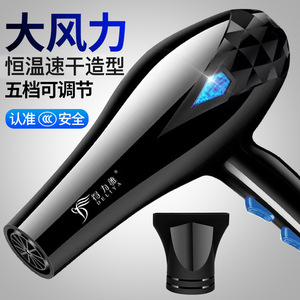 ไดร์เป่าผมไฟฟ้าสำหรับใช้ในครัวเรือน ขายส่งจากโรงงาน กำลังไฟสูง ปรับอุณหภูมิได้ รักษาอุณหภูมิคงที่ - Product Image 2