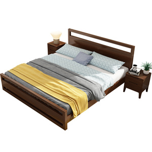 Nordic Solid Wood <strong>Bed</strong> 1.8m Double Large Marriage <strong>Bed</strong> Modern Simple Bedroom <strong>Japanese</strong> <strong>Style</strong> - Product Image 3