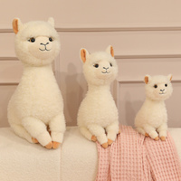 Peluche Alpaga Bouclée Super Mignonne OEM, Cadeau Idéal pour Anniversaire et Décoration d'Intérieur
