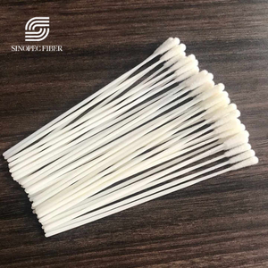 Muestra de Prueba de Microfibra 100% Nylon 66, 3Dx0.8mm, Blanca, con Patrón Teñido y Característica Ignífuga para Hilado - Product Image 2