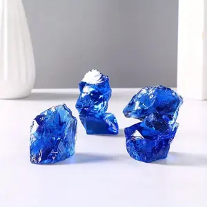 Crystal Decor Stone Raw Stone Crystal Mineral Heal Quartz Blue Smelting Rough Gemstone For Gift