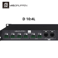 Amplificateur de puissance audio professionnel OEM D10:4L 4 canaux Surround 4250W Boîtier métallique Noir Réseau Dante 88 Haute fidélité