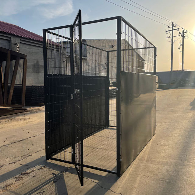 Heavy Duty Galvanized Metal Dog Kennel