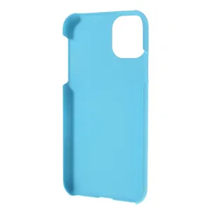 Funda de plástico duro de goma para iPhone 11, Color caramelo, venta al por mayor