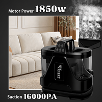 Nettoyeur de tapis 1850W, machine portable de nettoyage en profondeur à vapeur humide et sèche, nettoyeur de taches pour tissus d'ameublement, canapé et voiture