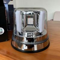 Feux d'avertissement d'urgence LED 10-30V, base en aluminium, lentille en PC, gyrophare rotatif bicolore pour camion, excavatrice, tracteur