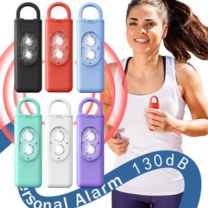 Dispositifs de protection 130 dB, lumière stroboscopique LED sûre, lampe torche, porte-clés d'autodéfense, alarme de sécurité personnelle pour femmes et filles - Product Image 2