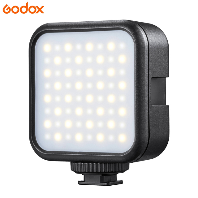 Godox LED 6Bi Bi-color LED Video Light Photographic Light RGB Full Color Portable Pocket Handheld Small Mini