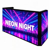 Mur vidéo LED portable incurvé P2 pour stand de DJ, façade de magasin, club, exposition