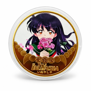 Set di 5 Monete Commemorative in Ferro Dorato con Personaggi Anime Fantasy Sengoku, Collezione per Fan Manga con Protezione in Acrilico - Product Image 3