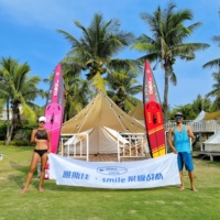Planche à pagaie gonflable YASKA double couche multi-joueurs 14 pieds (SUP) pour la pratique du surf, des courses, des lacs et des rivières, en PVC+EVA Drop Stitch 772