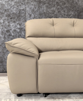 Canapé inclinable moderne en L rembourré avec porte-gobelets, table basse et rangement, pour salon et école - Vente en gros