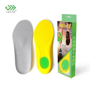 JOGHN Wholesale Quality Supplier Thick Gel Sweat Absorbing Foot Insert Adjustable Working Insoles For Shoes Sports