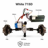 Unidad de Tracción Trasera FWD con Carcasa ADC12 IRS, Diseño Ligero de 65 kg, Relación 1:6 a 1:12 para Integración OEM 715D