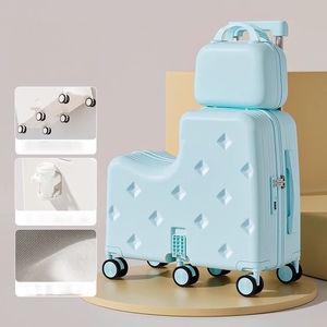 Caja de equipaje de viaje <span class=keywords><strong>para</strong></span> niños y <span class=keywords><strong>niñas</strong></span> Maleta de fácil montaje <span class=keywords><strong>con</strong></span> contraseña Caja de la madre <span class=keywords><strong>para</strong></span> aventuras familiares - Product Image 4