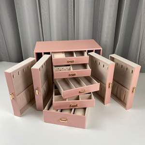 Cajón multifuncional de estilo europeo y americano, caja de almacenamiento de joyas, multicolor, súper <span class=keywords><strong>grande</strong></span>, funcional J - Product Image 2