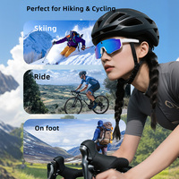 Lunettes de sport intelligentes avec caméra 1080P 8MP V06, anti-vibrations, étanches IPX-5, lunettes de soleil multicolores avec IA pour le cyclisme et la randonnée
