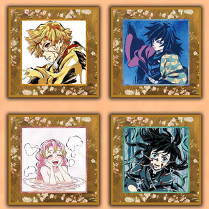 Boîte mystère de figurines d'anime japonais en acrylique, décoration de bureau, carte à collectionner, <span class=keywords><strong>manga</strong></span> japonais, art mural pour chambre, cadeau, jouet - Product Image 3