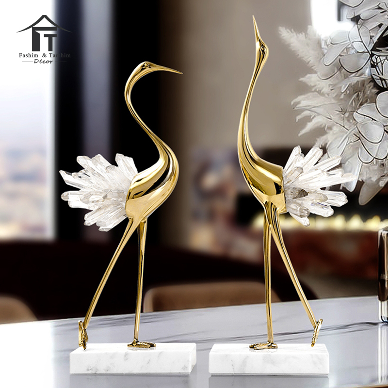 Gold decorative accessories